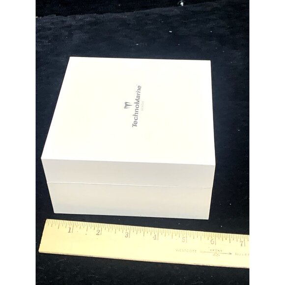 Technomarine Watch Box Presentation White Cardboard Empty - Picture 7 of 8